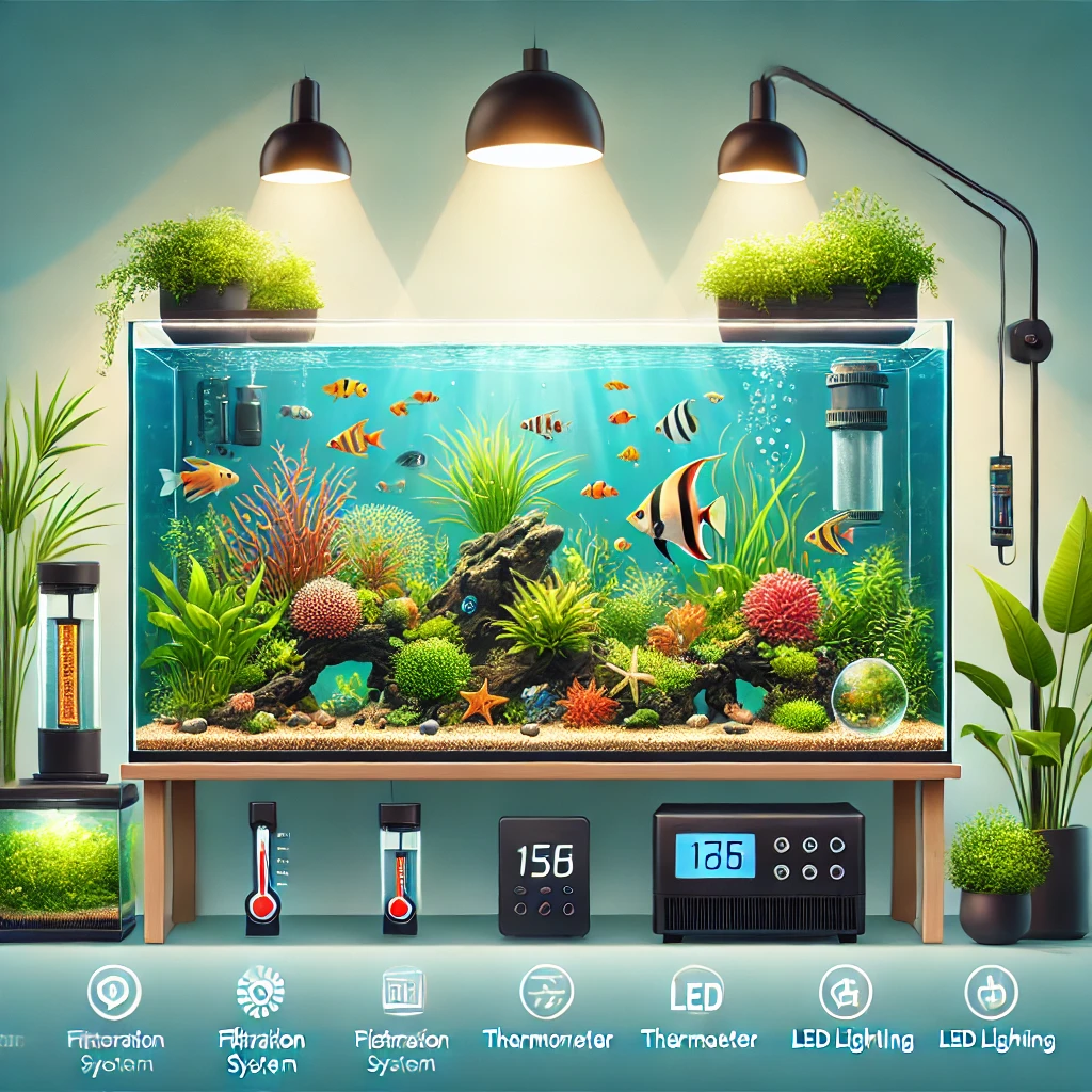 Aquarium setup products