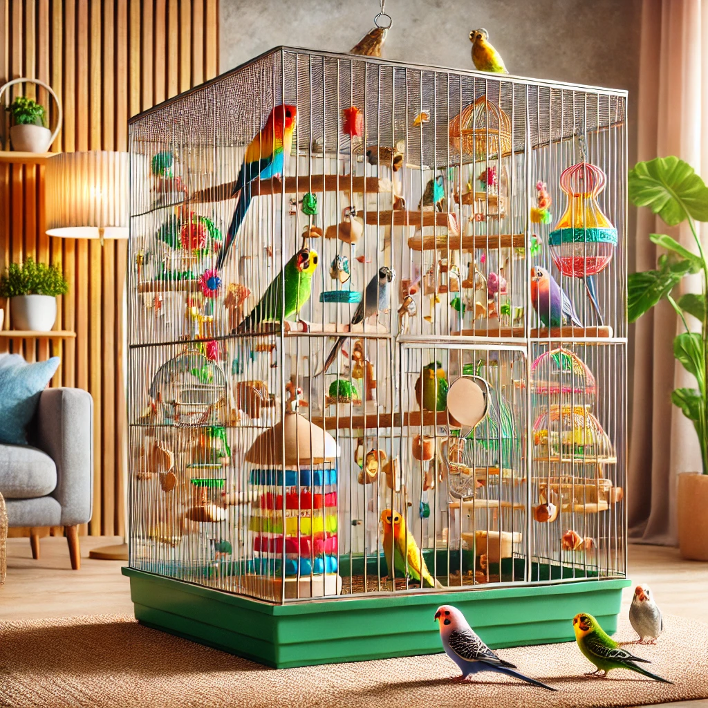 Bird cages and accessories