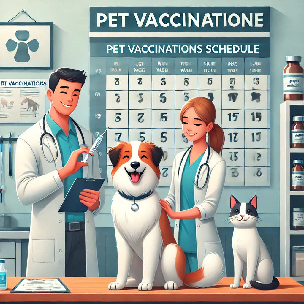 Pet vaccinations schedule